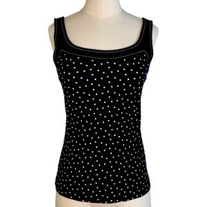 Anthropologie Sleeveless Polkadot Tank Top